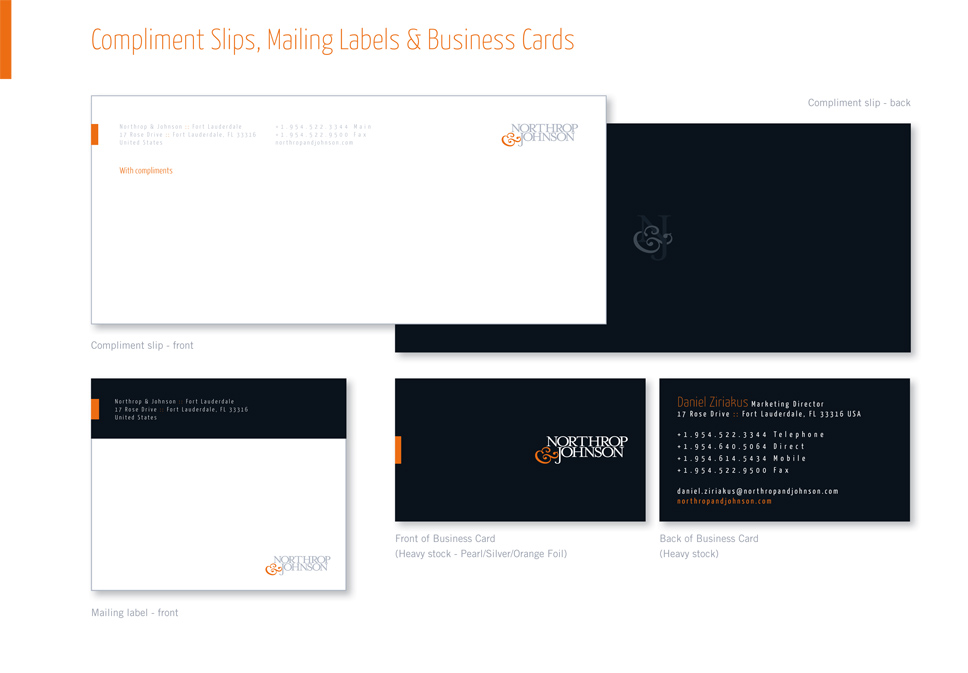 NJ Branding: Slips, Mailing Labels & Business Cards