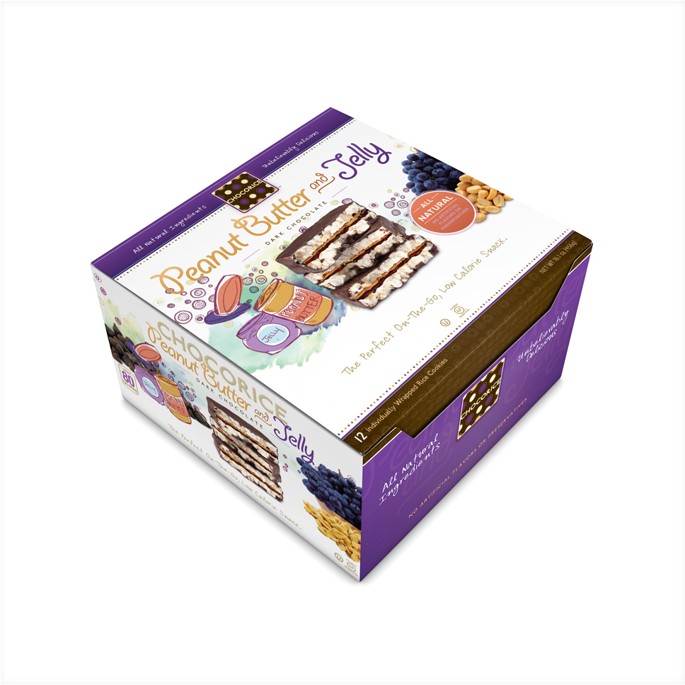 Chocorice - Peanut Butter and Jelly 12 CT Boxes