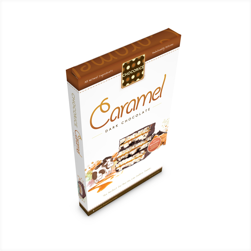 Chocorice - Caramel & Dark Chocolate 6 CT Boxes