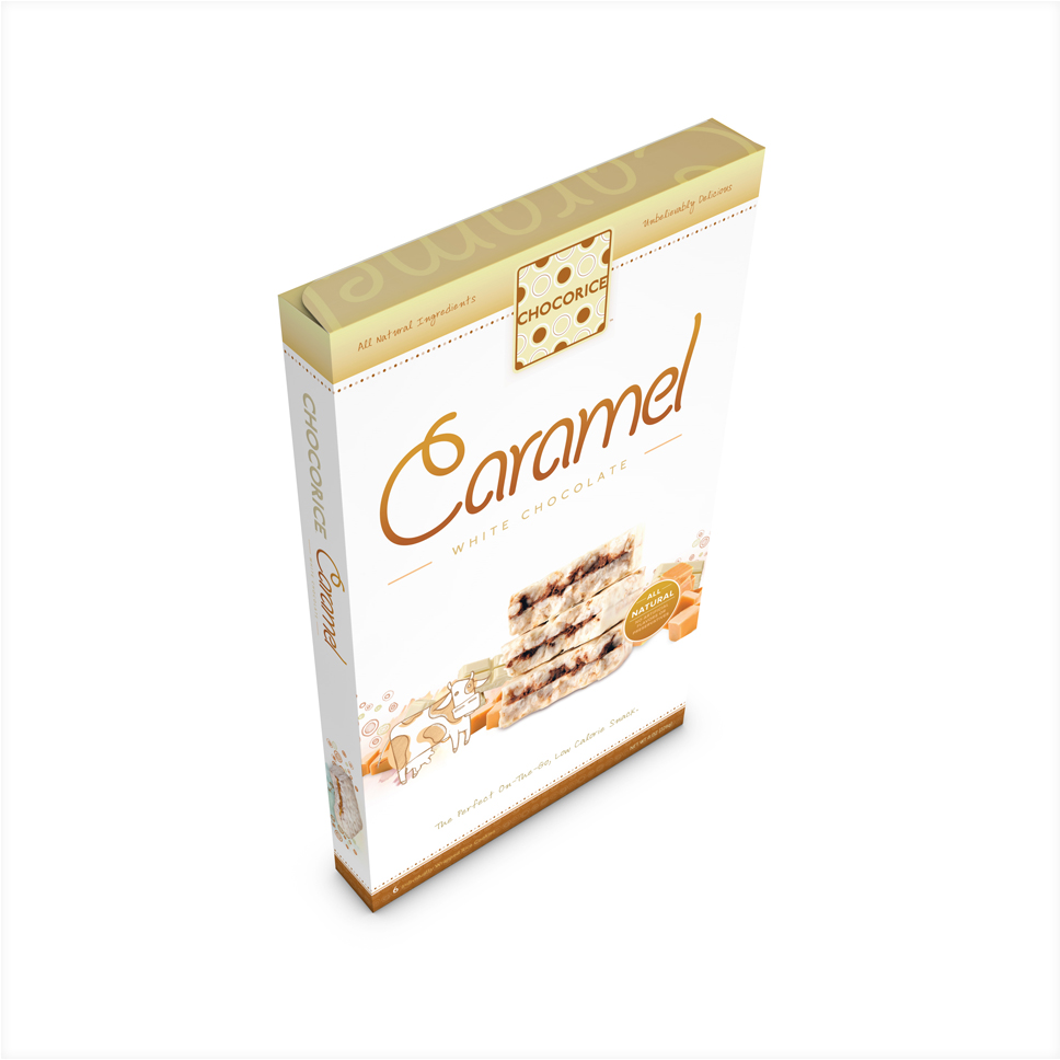 Chocorice - Caramel & White Chocolate 6 CT Boxes