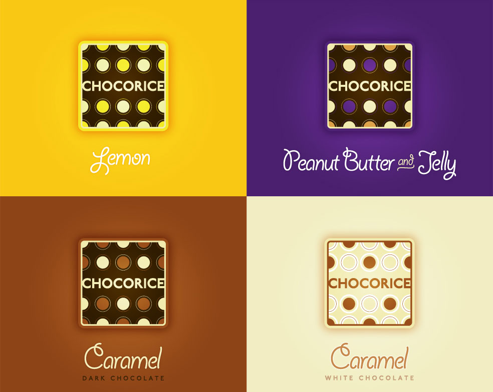 Chocorice - Flavors and Logos