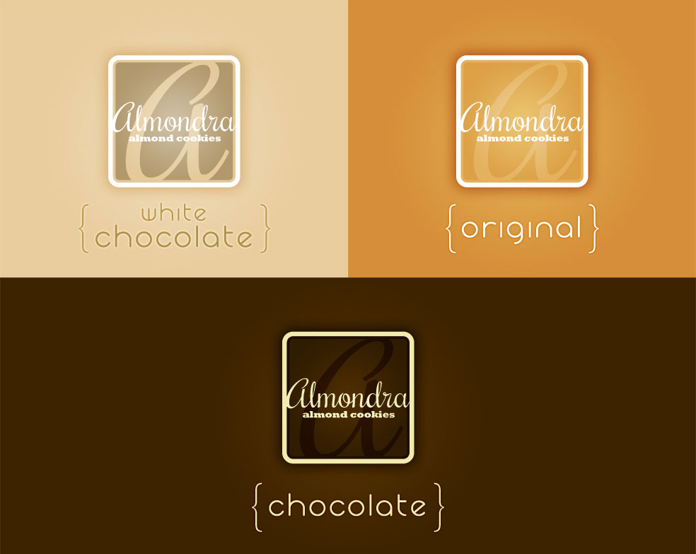 Almondra Logos and Flavors