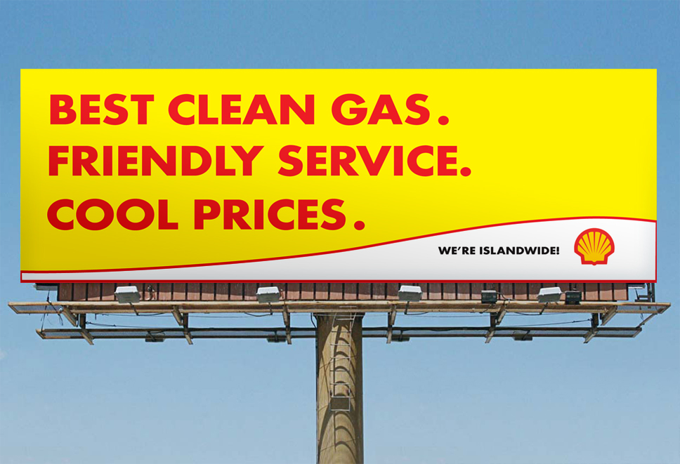 Shell Jamaica - Billboard Design