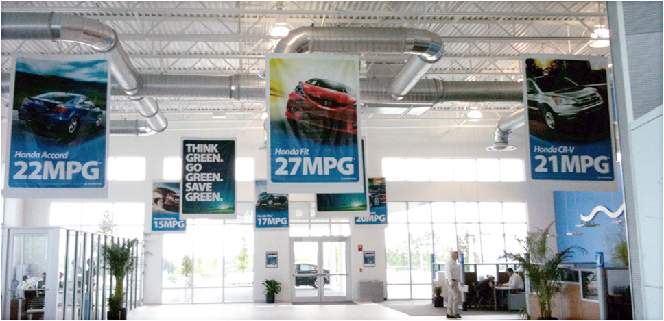 Headquarter Honda Showroom Banners