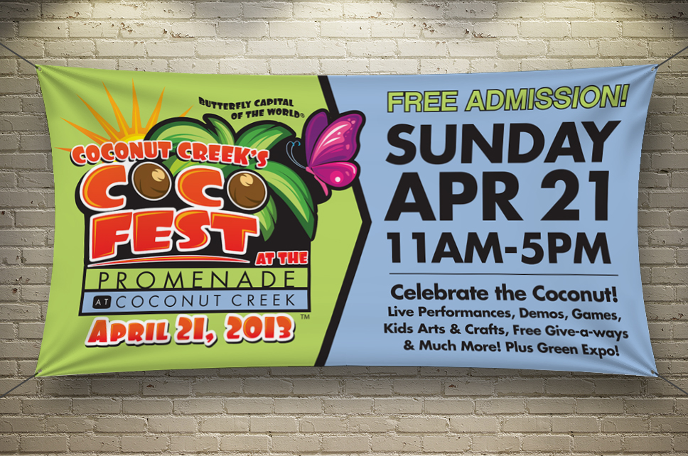 Promenade Cocofest Banner