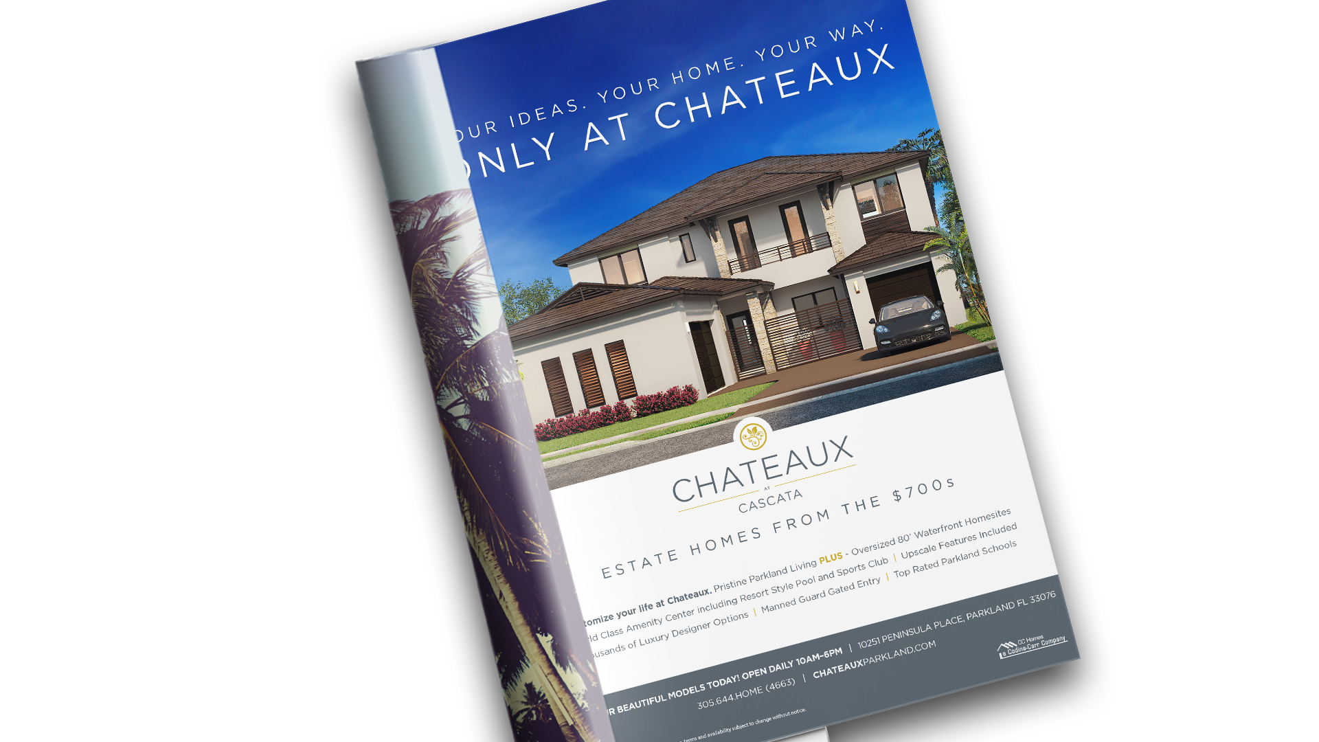 Chateaux at Parkland Magazine Advertisement