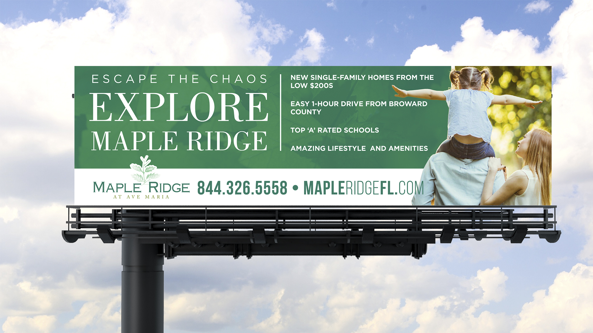 Maple Ridge Downtown Doral Billboard